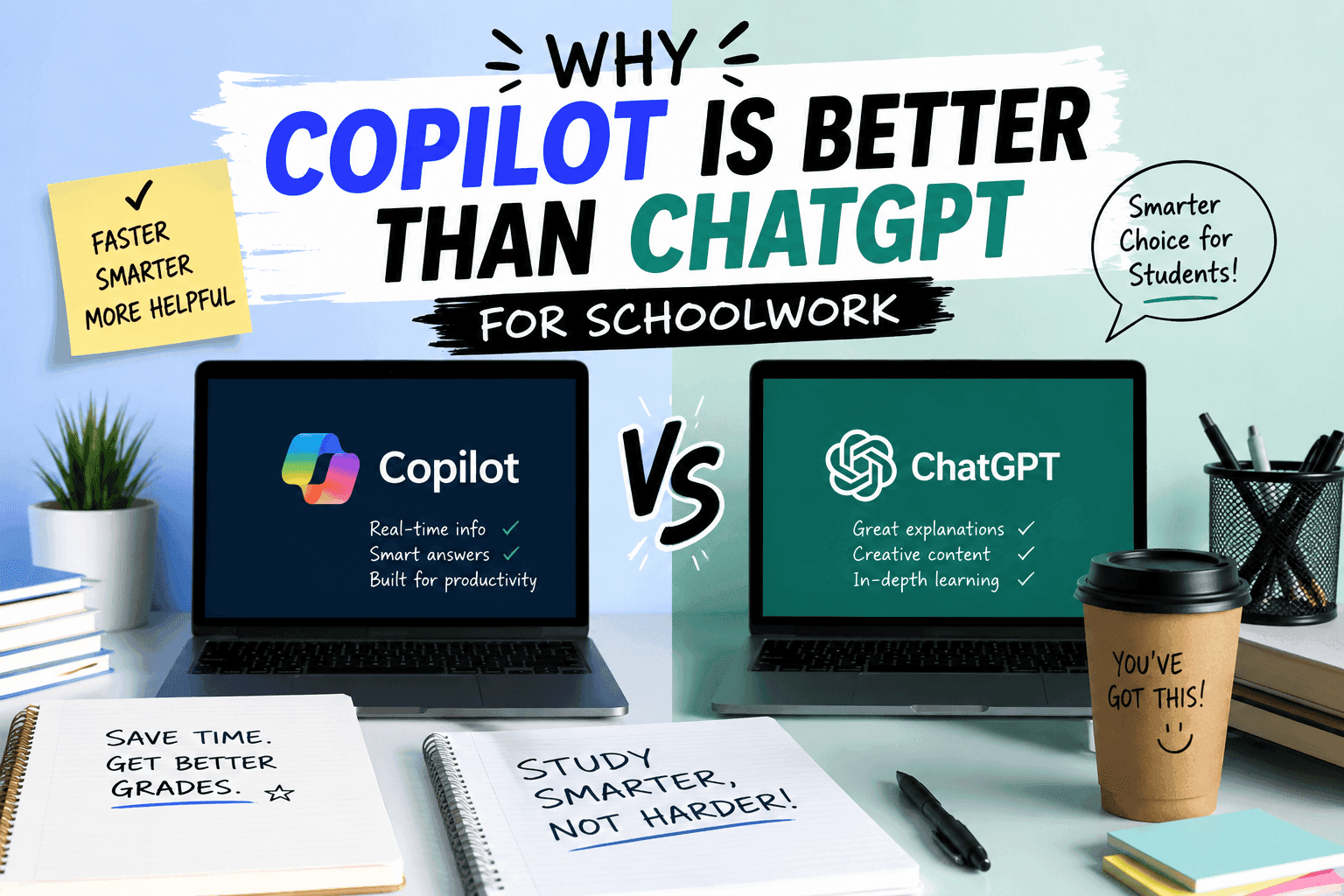 Why Is Copilot Better Than ChatGPT for School Work ?