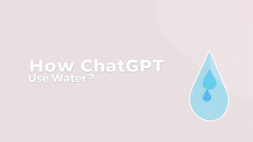 How Does ChatGPT Use Water? The Real Answer