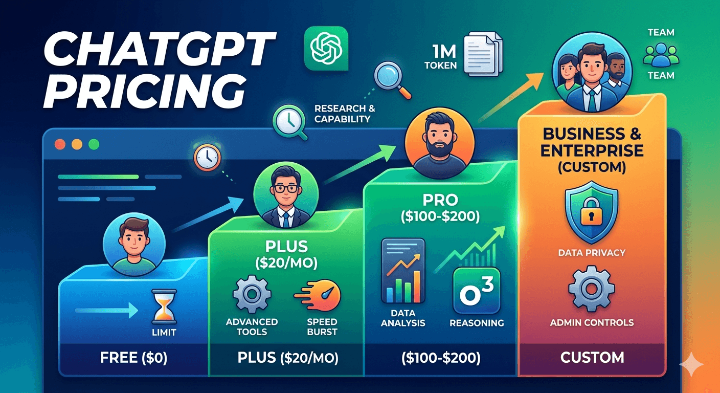ChatGPT Pricing: Complete Guide to ChatGPT Plans, Features, and Costs in 2026