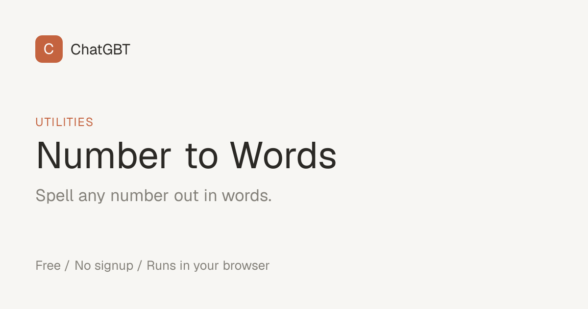 number-to-words-free-online-utilities-tool-chatgbt